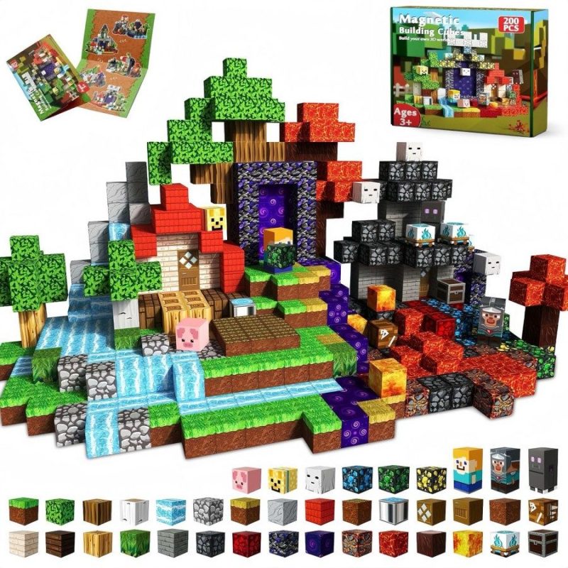Magnetic Building Blocks 200pc