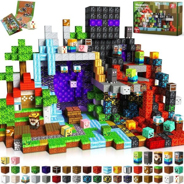 300pc Magnetic Building Blocks