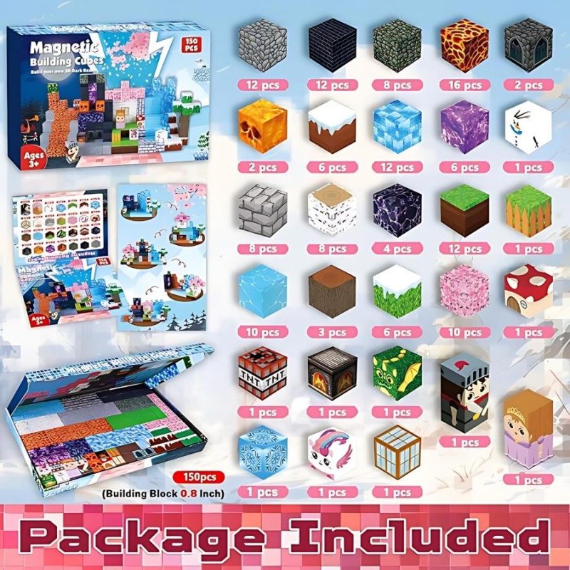 Magnetic Building Blocks 150PC