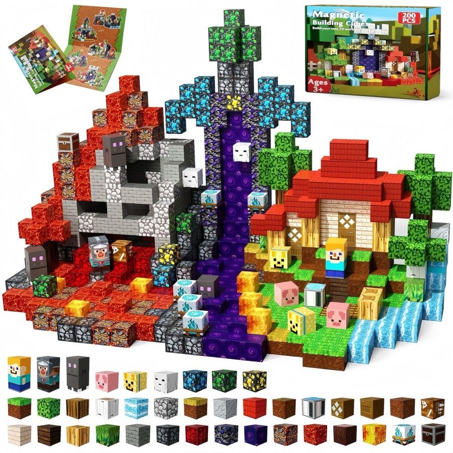Magnetic Building Blocks 200pc