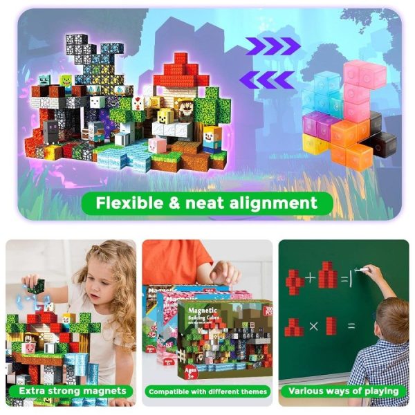 300pc Magnetic Building Blocks